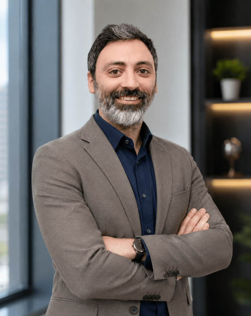 Professional portrait of Mohamad Al Eskandarani, Chief Technology Officer (CTO) at MEmob, leading AI, data engineering, and privacy-first marketing intelligence technology.