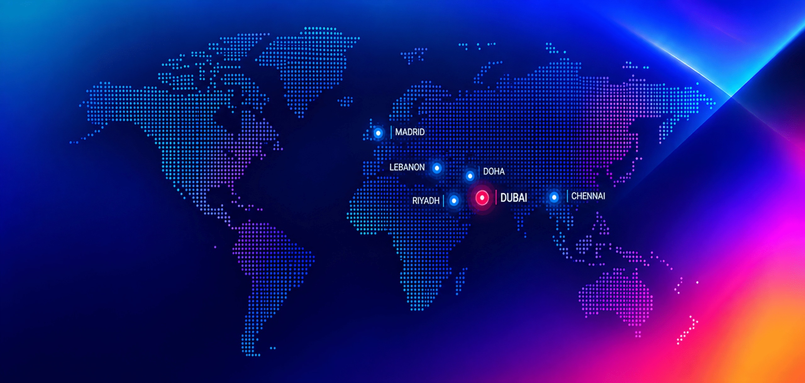 MEmob global offices and operations map
